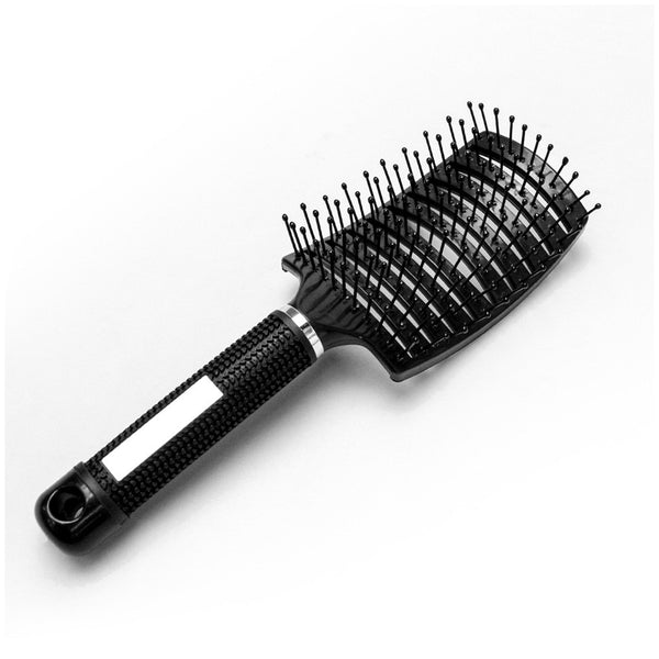 Brosse cheveux démêlante incurvée innovante anti-noeuds